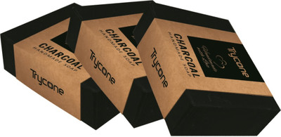 

Trycone Handmade Charcoal Soap 100 Gm(300 g, Pack of 3)