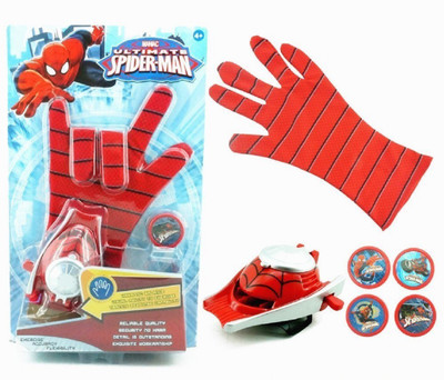 

Kanchan Toys Ultimate Spiderman Gloves With Disc Launcher (Multicolor)