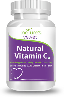 

Natures Velvet Lifecare Natural Vitamin C, 500mg(60 No)