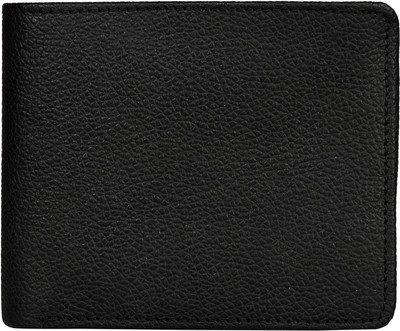 

Exotique Men Black Genuine Leather Wallet(8 Card Slots)