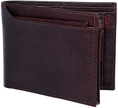 

Visach Men Brown Fabric Wallet(3 Card Slots)