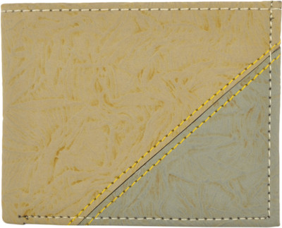 

Exotique Men Beige Artificial Leather Wallet(5 Card Slots)