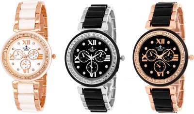 Swisso SWS-703-WHT-SLR-BLK Watch  - For Women   Watches  (Swisso)