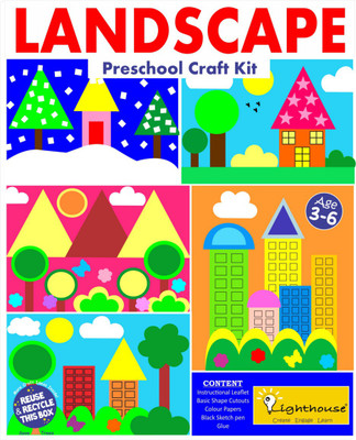 

Lighthouse Make Your Own Landscape Preschool Craft Kit