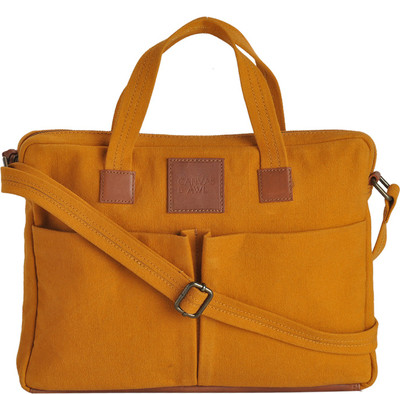 

CANVAS & AWL CA081YLW Messenger Bag(Yellow, 13 inch)
