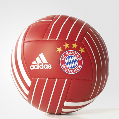 

ADIDAS FC Bayern FBL Football - Size: (Pack of 1, Red, White, True red;white