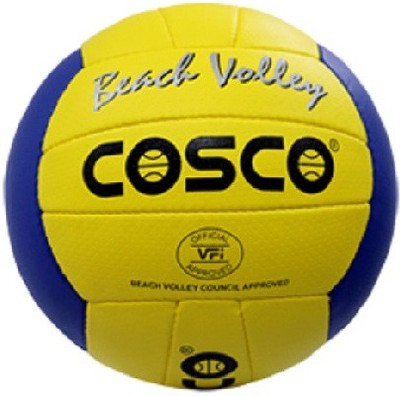 

Cosco Beach Volleyball - Size: 4(Pack of 1, Multicolor), Yellow & blue