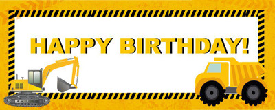 

PARTY PROPZ UNDER CONSTRUCTION BIRTHDAY DECORATION/ BANNER 5FT-2FT SET OF 1/ UNDER CONSTRUCTION PARTY SUPPLIES Banner(7 ft, Pack of 1)