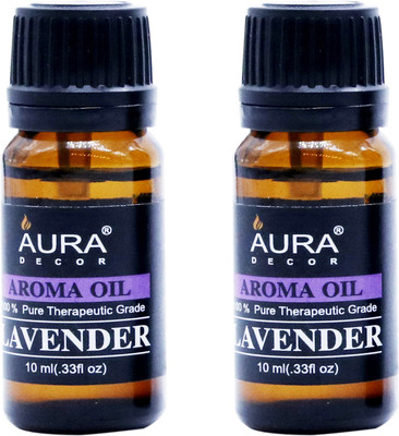 

AuraDecor Lavender Aromatherapy Oil Set of 2(10 ml)