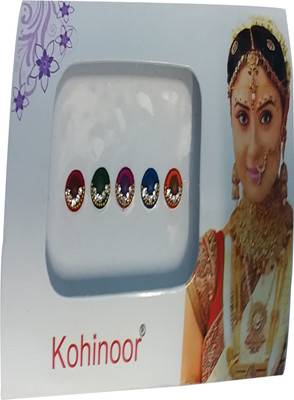 

Kohinoor Fancy 2 Forehead Multicolor Bindis(Fancy design)