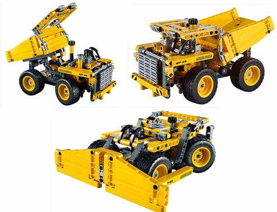

Montez Decool 3363 362pcs 2 IN 1 Mining Truck Building Block set Toy(Multicolor)