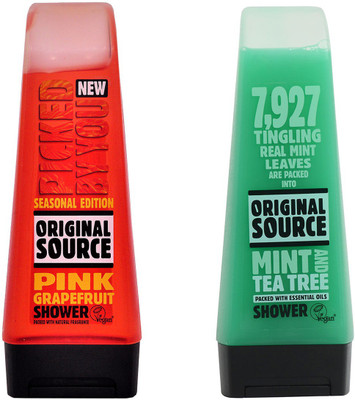 

Original Source Pinkgrape, Mint and Tea Tree(200 ml, Pack of 2)