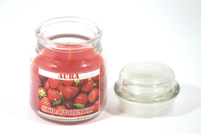 

AuraDecor 2 Jar Candles Candle(White, Pack of 2)