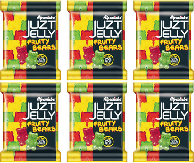 

Alpenliebe Juzt Jelly Fruity Bears Bars(Pack of 6, 72.8 g)