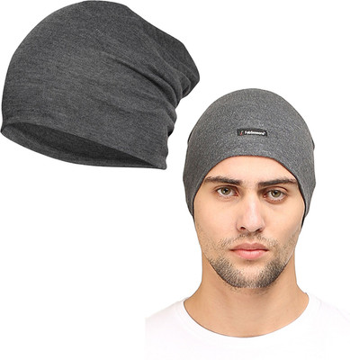 FabSeasons Solid Beanie Cap(Pack of 2)