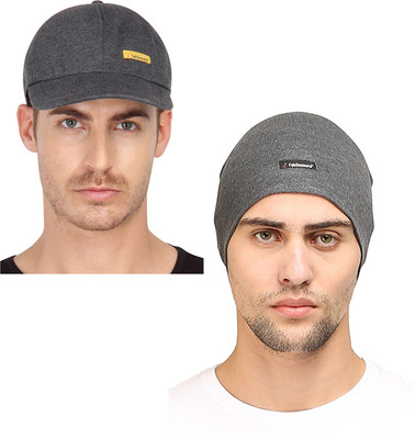FabSeasons Solid Sports/Regular Cap Cap(Pack of 2)