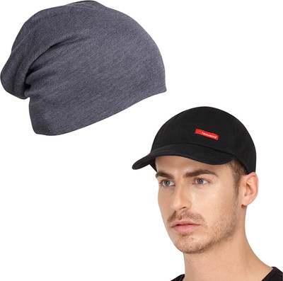 FabSeasons Solid Sports/Regular Cap Cap(Pack of 2)