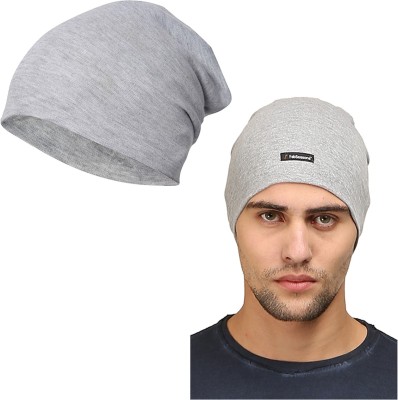 FabSeasons Solid Beanie Cap(Pack of 2)