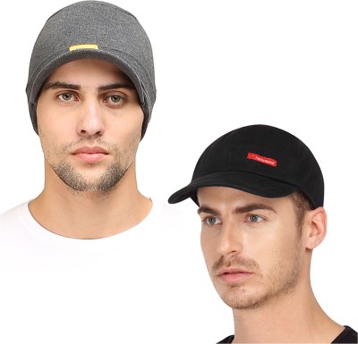 FabSeasons Solid Sports/Regular Cap Cap(Pack of 2)