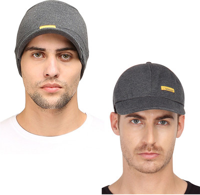 FabSeasons Solid Sports/Regular Cap Cap(Pack of 2)