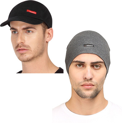 FabSeasons Solid Sports/Regular Cap Cap(Pack of 2)
