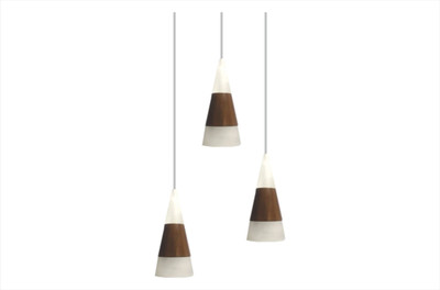 Active LED Wood Acrylic Hanging Chandelier Ceiling Lamp