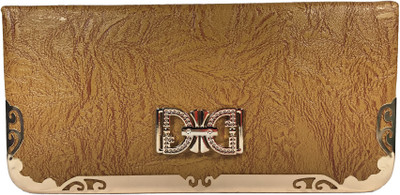 

Bizarre Vogue Party Tan Clutch