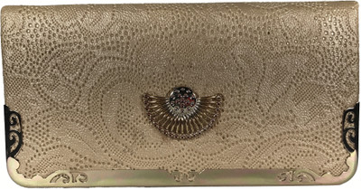 

Bizarre Vogue Party Beige Clutch