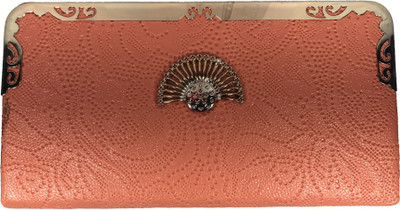

Bizarre Vogue Party Orange Clutch