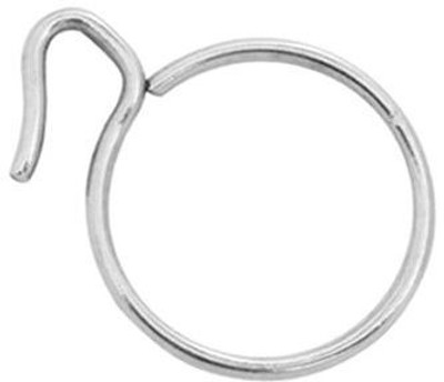 

Smart Shophar Curtain Ring with Hook(Silver)