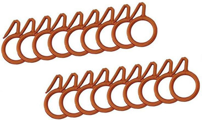 Smart Shophar Curtain Ring with Hook(Brown)