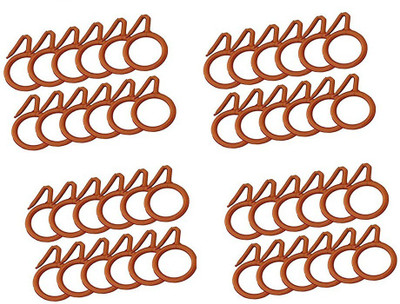 

Smart Shophar Curtain Ring with Hook(Brown)