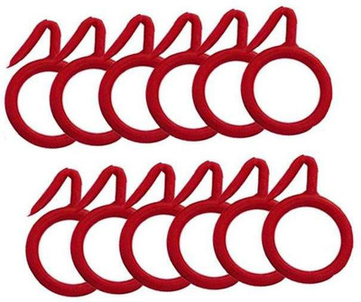 

Smart Shophar Curtain Ring with Hook(Red)