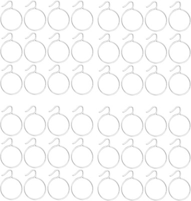 

Smart Shophar Curtain Ring with Hook(Silver)