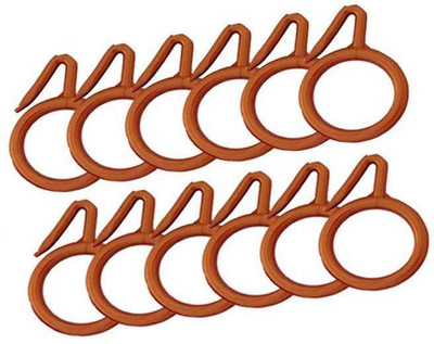 

Smart Shophar Curtain Ring with Hook(Brown)