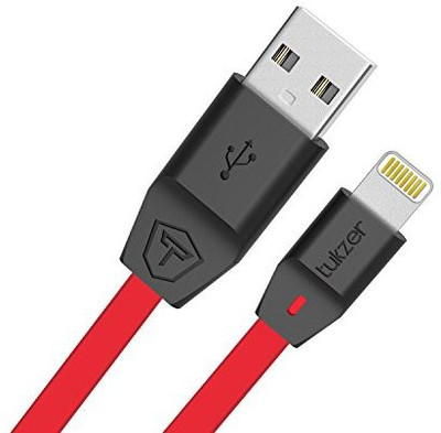 

Tukzer Apple MFI Certified 8 Pin Lightning to USB 2.4A Lightning Cable(Red)