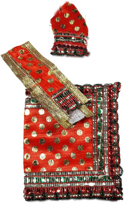 

CraftEra Sai Baba, Vastra-10 CM Dress(Silk)