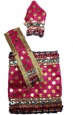 

CraftEra Sai Baba, Vastra-10 CM Dress(Silk)