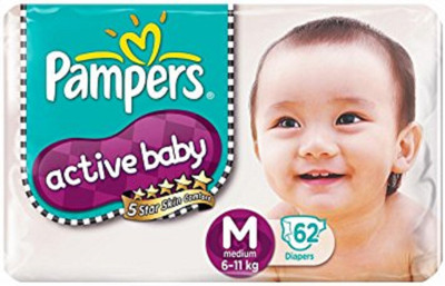 Pampers Pampers Active Baby - M(62 Pieces)