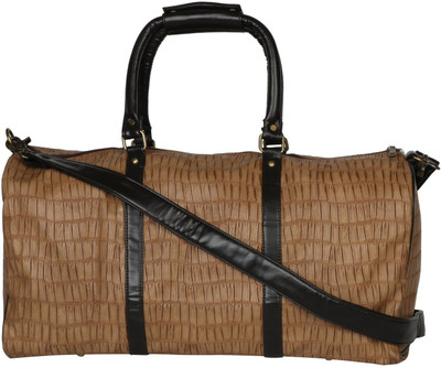 

Strutt Duffel bag Travel Duffel Bag(Brown, Beige), Beige;brown