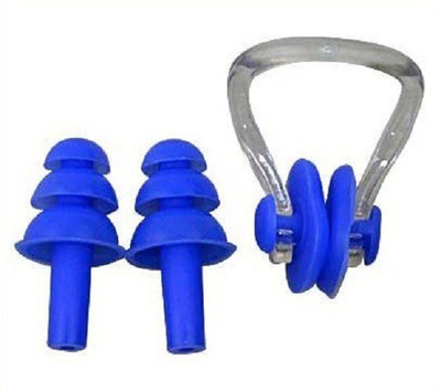 

Aurion Nose Clip & Ear Plug Set for Swimming and Water Sports Nose Clip(Blue)