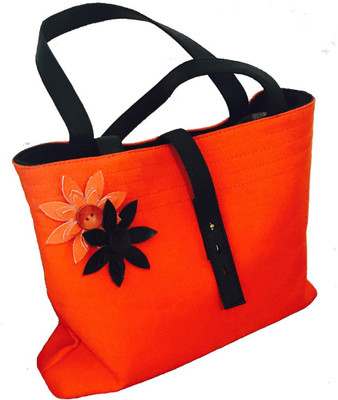 

Strutt Tote(Orange, Black), Black;orange