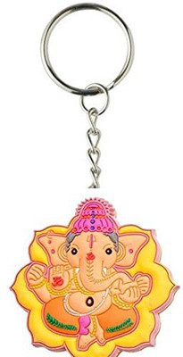 

Skywalk Keychain Lord Ganesha Double Side Perfect Religious Gift For Your Home Key Chain