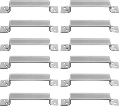 

Smart Shophar Smart Shophar Cabinet Handle Ruffles Stainless Steel 8 Inches Silver set of 12 Stainless Steel Door Pull(Silver Pack of 12)