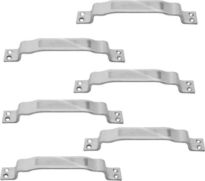 

Smart Shophar Smart Shophar Cabinet Handle Heinz Stainless Steel 6 Inches Silver set of 6 Stainless Steel Door Pull(Silver Pack of 6)