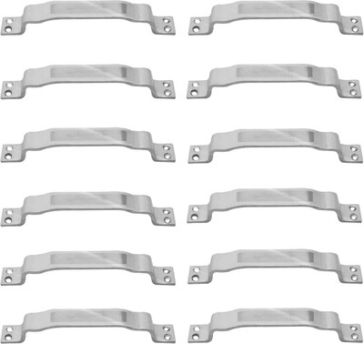 

Smart Shophar Smart Shophar Cabinet Handle Heinz Stainless Steel 5 Inches Silver set of 12 Stainless Steel Door Pull(Silver Pack of 12)
