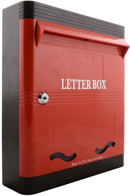 

Lamba's PG Wall Mounted Mailbox(RED-BLACK)