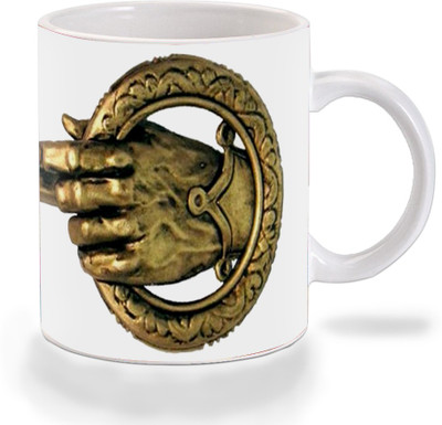 

Mooch Wale Game Of Thrones Hand Of The King Emblem Ceramic Mug(325 ml), Multicolor