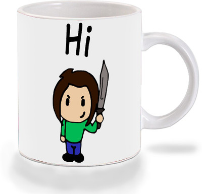 

Mooch Wale Killer Hi Ceramic Mug(325 ml), Multicolor