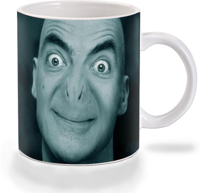 

Mooch Wale Mr Bean Voldemort Ceramic Mug(325 ml), Multicolor